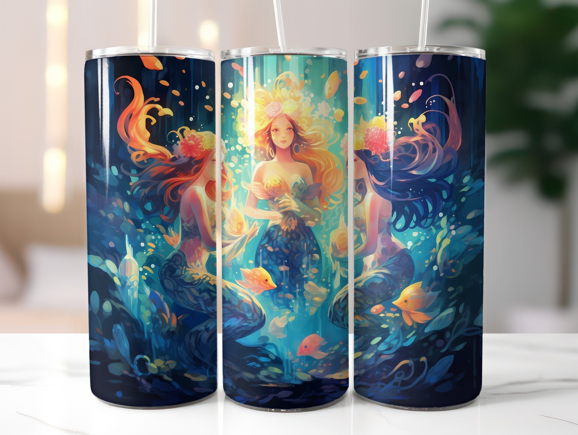 Mermaid Tumbler Wrap - CraftNest