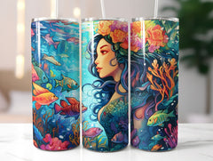 Mermaid Tumbler Wrap - CraftNest