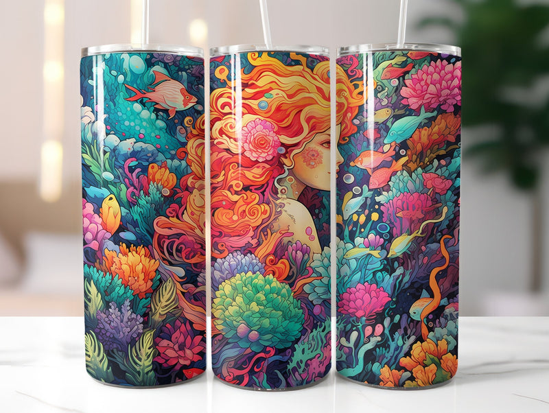 Mermaid Tumbler Wrap - CraftNest