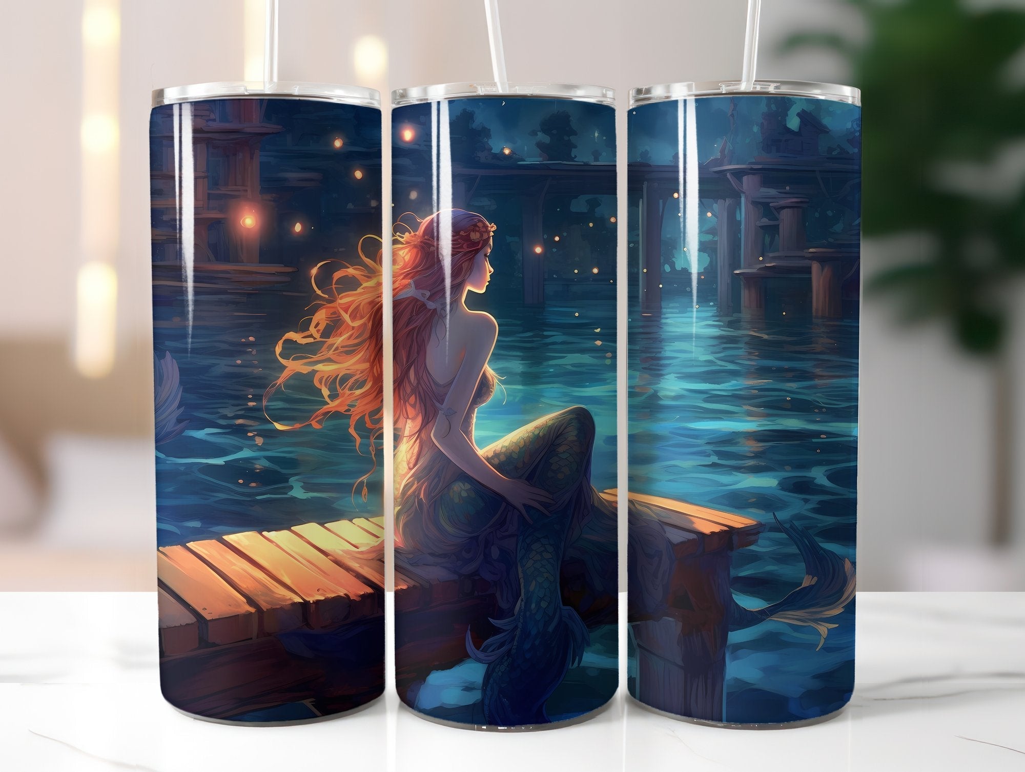 Mermaid Tumbler Wrap - CraftNest