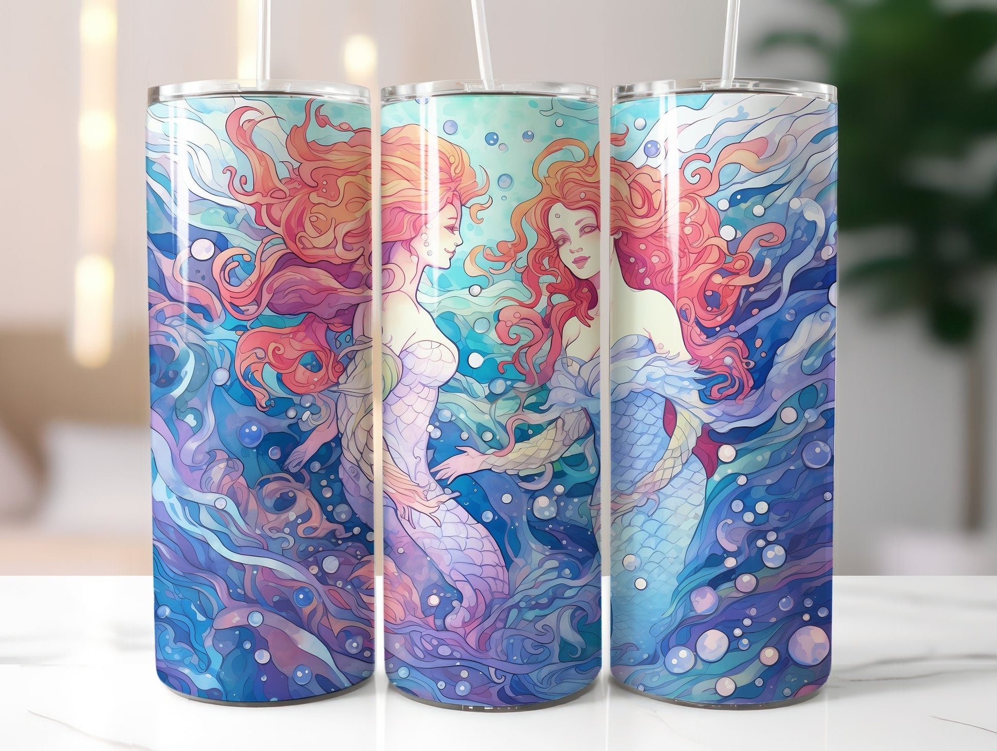 Mermaid Tumbler Wrap - CraftNest