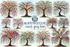 Mardi Gras Tree Clipart Bundle