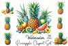 Pineapple Clipart Set