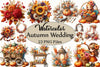 Autumn Wedding Clipart Bundle