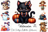 Vintage Halloween Clipart Bundle