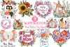 Floral Mother's Day Clipart Bundle