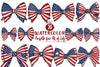 Coquette Bow 4th of July Clipart Bundle