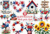 Patriotic Garden Clipart Bundle