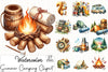 Summer Camping Clipart Bundle