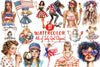 4th of July Girl Clipart Bundle