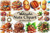 Nuts Clipart Bundle
