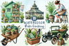 Winter Gardening Clipart Bundle