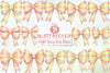 Watercolour Pastel Spring Bows Clipart Bundle