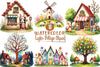 Easter Village Clipart Bundle