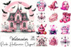 Pink Halloween Clipart Bundle