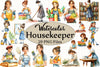 Housekeeper Clipart Bundle
