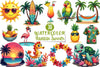 Hawaiian Summer Clipart Bundle