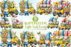 Easter Truck Gnomes Clipart Bundle