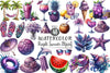 Purple Summer Clipart Bundle
