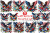 4th of July Eagle Clipart Bundle