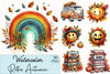 Retro Autumn Clipart Bundle