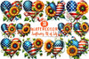 Sunflowers 4th July Clipart Bundle