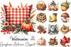 Gingham Autumn Clipart Bundle