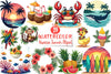 Hawaiian Summer Clipart Bundle