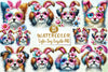 Easter Dog Clipart Bundle