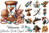 Pirate Clipart Bundle