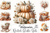 Neutral Rustic Fall Clipart Bundle
