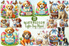 Easter Dog Clipart Bundle