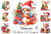 Christmas Kangaroo Clipart Bundle
