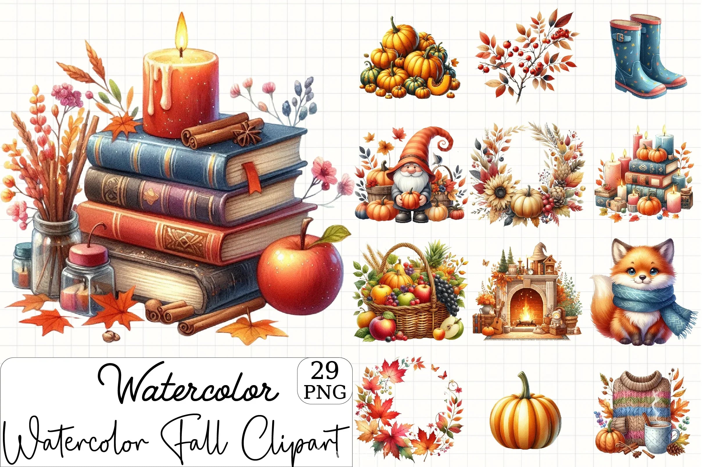 Fall Clipart Bundle