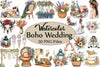 Boho Wedding Clipart Bundle