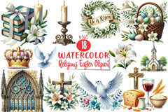 Religious Easter Clipart Bundle 1 - CraftNest - Digital Crafting and Art