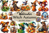 Witch Autumn Clipart Bundle