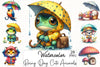 Rainy Day Animals Clipart Bundle