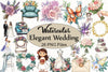 Elegant Wedding Clipart Bundle