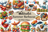 Summer BBQ Day Clipart Bundle