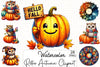 Retro Autumn Clipart Bundle