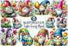Easter Gnomes Clipart Bundle