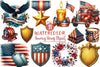 Honoring Heroes Clipart Bundle