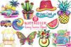 Groovy Summer Clipart Bundle