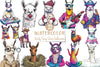 Quirky Llama Clipart Bundle