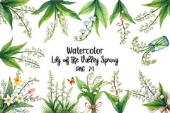 Lily Of The Valley Clipart Bundle - CraftNest - Digital Crafting and Art