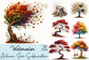 Autumn Tree Clipart Bundle