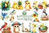 Summer Baby Birds Clipart Bundle