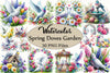 Spring Doves Clipart Bundle