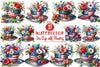 American Tea Cup Clipart Bundle